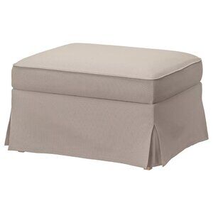 New ! IKEA UPPLAND Cover For Ottoman With Storage Totebo Light Beige 004.854.03